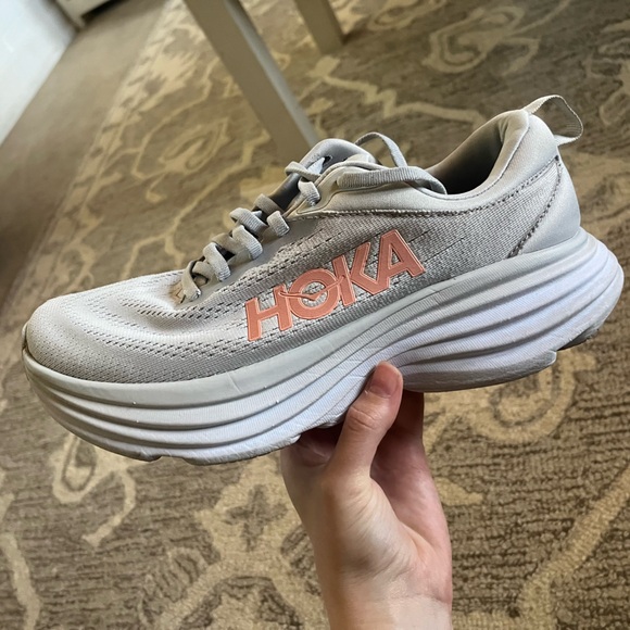 Hoka Bondi 8 Running Shoes Womens 8 WIDE - Picture 2 of 8